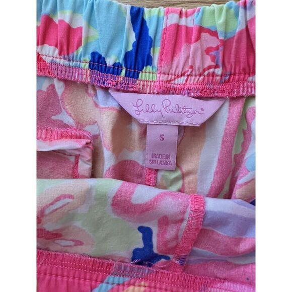 Lilly Pulitzer Pull On Shorts In Multi Playa Hermosa Sz Small - Picture 5 of 9